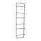 Black Metal Wall Mounted 6 Rack Magazine Holder